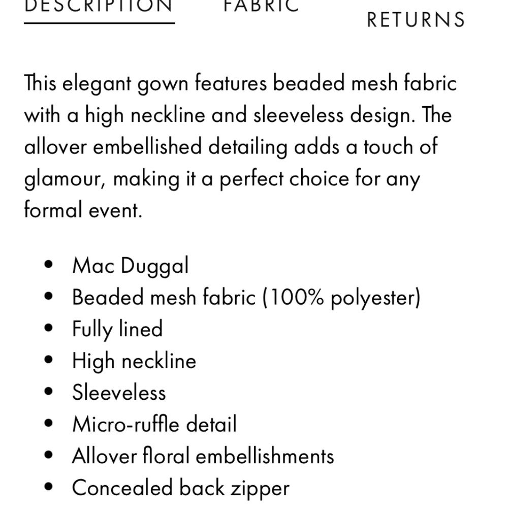 Mac Duggal Floral dress - Picture 5 of 6